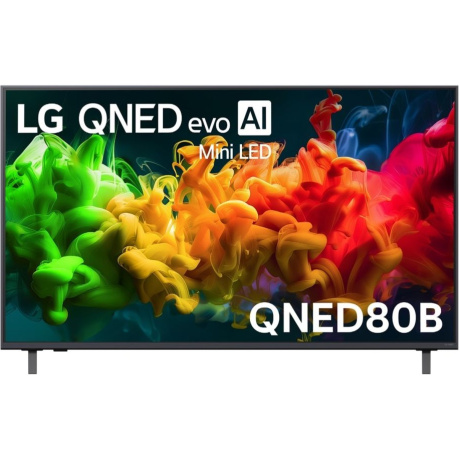 Телевизор LG 55QNED80B6B, 55 дюймов, 4K Ultra HD, цвет чёрный титан
