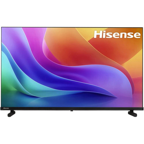 Телевизор Hisense 32A5S RU 32 дюйма Full HD QLED, вид спереди на подставке