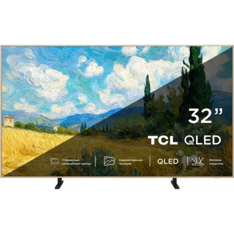 Телевизор TCL 32A400 Pro в корпусе с рамкой под дерево